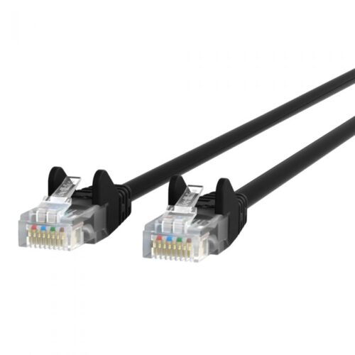 CABLE,CAT5E,STP,RJ45M/M,1M,BLK,PATCH,SNAGLESS