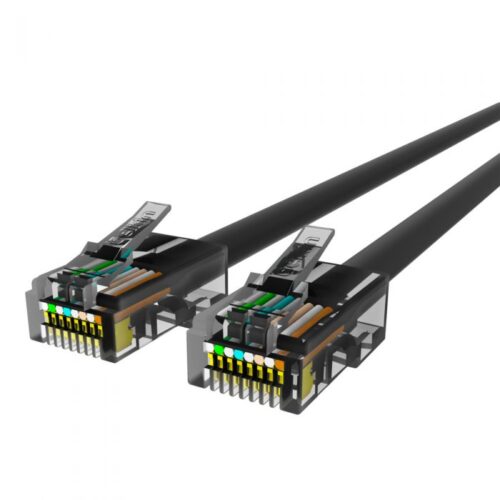 CABLE,CAT6,STP,RJ45M/M,2M,BLK,PATCH,SNAGLESS