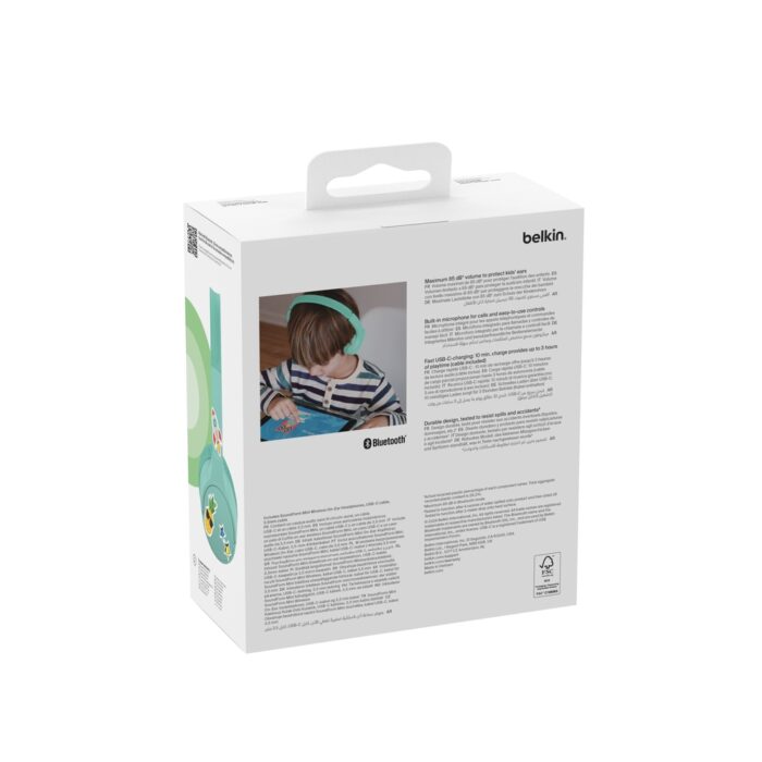 SOUNDFORM KIDS HEADPHONES USB-C, MINT