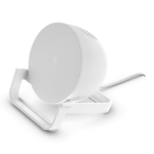 Wireless Charger + Bluetooth Speaker ,WHITE