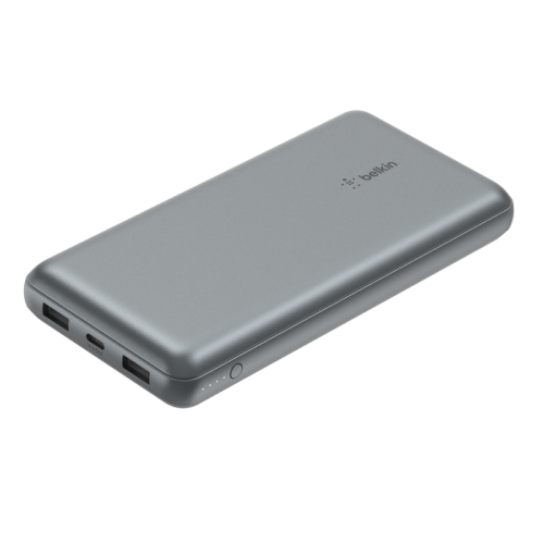 20K POWER BANK, USB-A & C 15W, SPACE GREY
