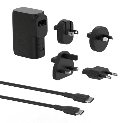 HYBRID AC POWER BANK 5K PD 25W with US UK EU AU sockets & C-C cable