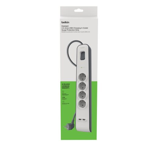 SURGE, 4 sockets, 525J, 2M, 2 USB-2.4A SHARED, updated version2
