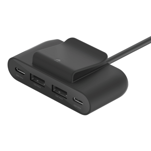 4-PORT USB POWER EXTENDER, 2M, BLK
