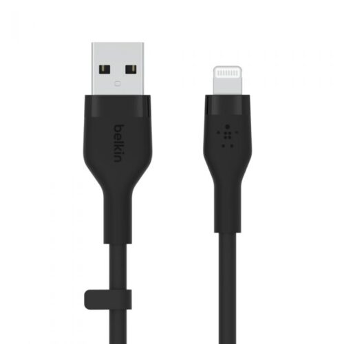 BOOST CHARGE™  USB-A to LTG_silicone, 1M, Black