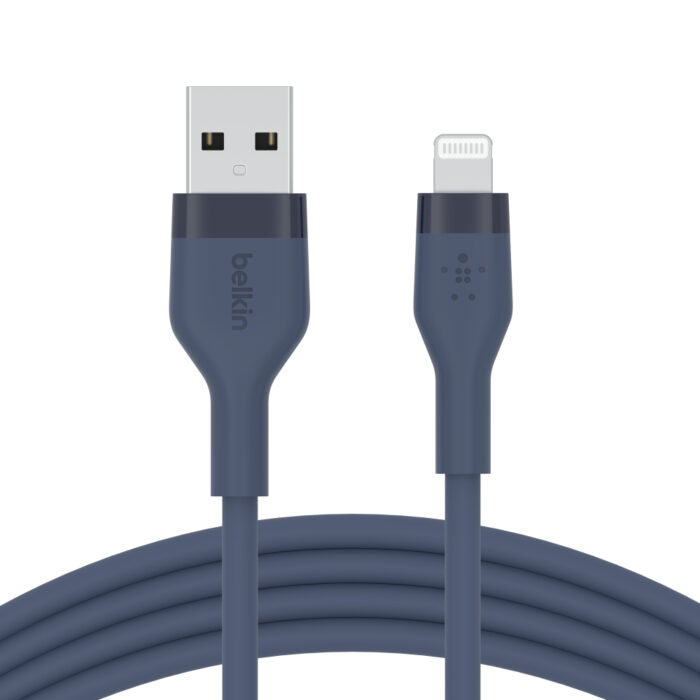BOOST CHARGE™  USB-A to LTG_silicone, 2M, Blue - Image 3