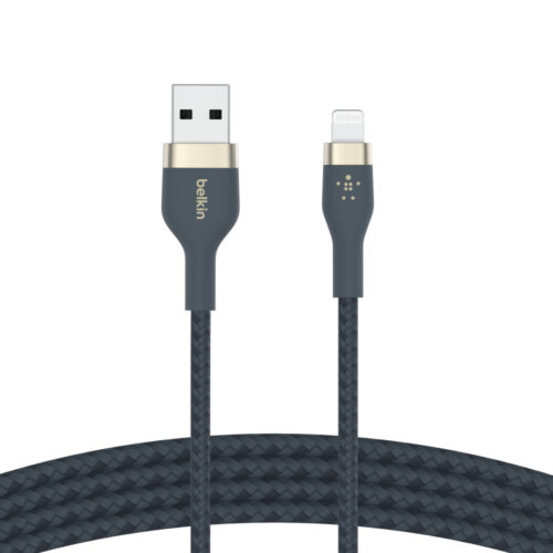 BOOST CHARGE™  USB-A to LTG_silicone, 3M, Black