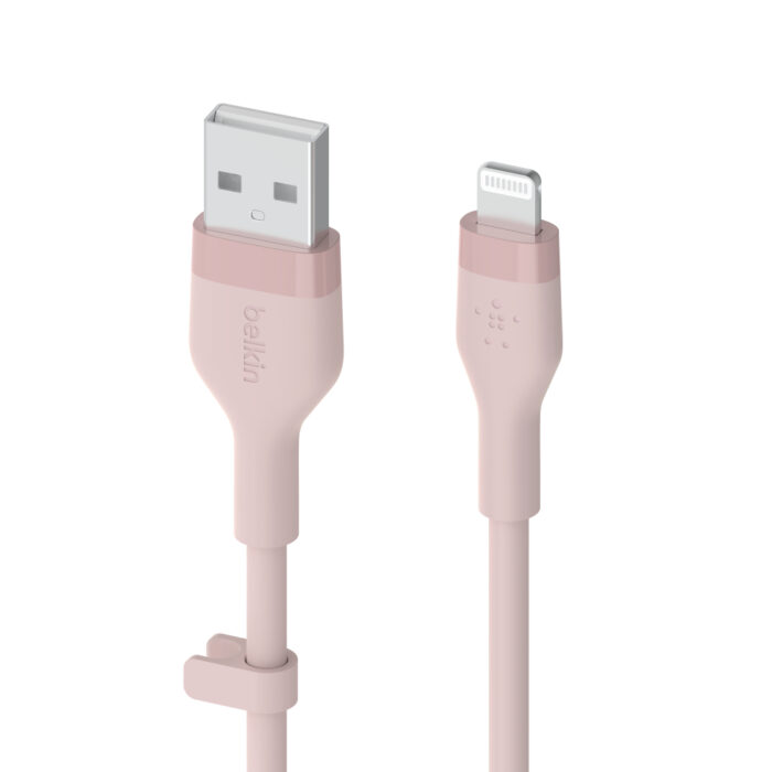 BOOST CHARGE™  USB-A to LTG_silicone, 3M, Pink