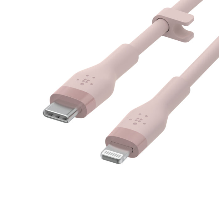 BOOST CHARGE™  USB-C to LTG_silicone, 1M,  Pink
