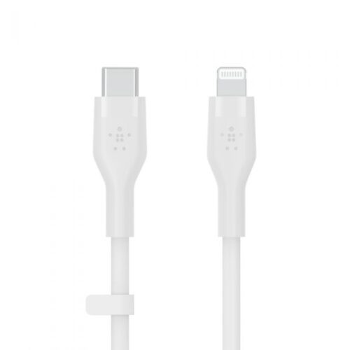 BOOST CHARGE™  USB-C to LTG_silicone, 2M,  White