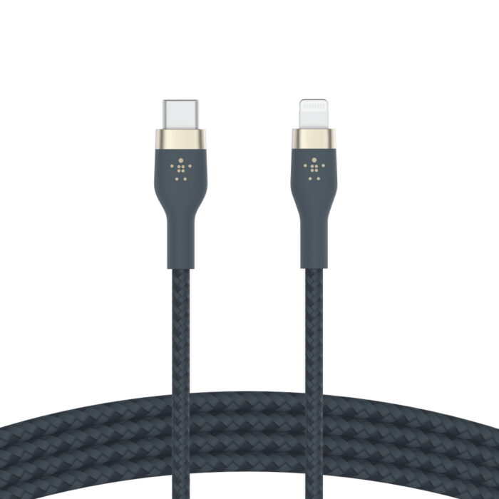 BOOST CHARGE™  USB-C to LTG_Braided silicone, 1M, Blue - Image 2
