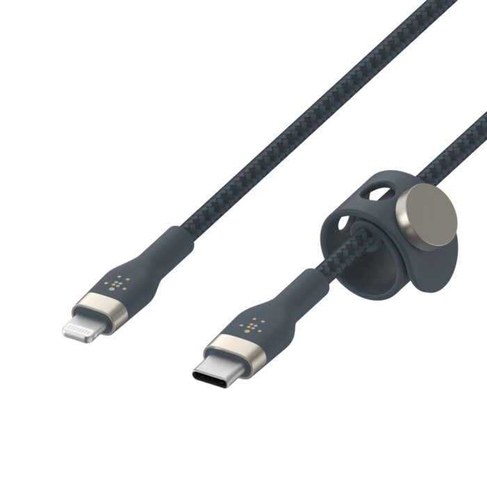 BOOST CHARGE™  USB-C to LTG_Braided silicone, 1M, Blue - Image 3
