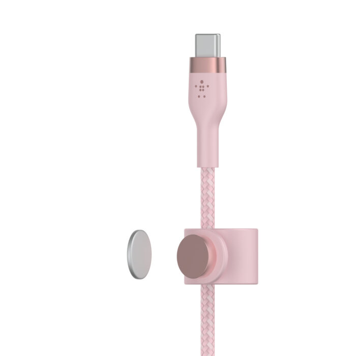 BOOST CHARGE™  USB-C to LTG_Braided silicone, 1M, Pink - Image 3