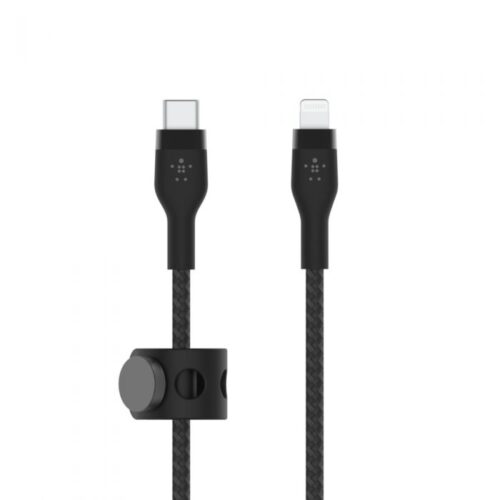 BOOST CHARGE™  USB-C to LTG_Braided silicone, 2M, Black