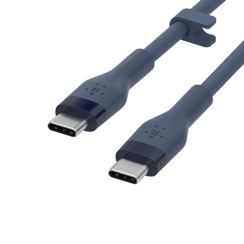 BOOST CHARGE™  USB-C to USB-C 2.0_silicone, 2M, Blue