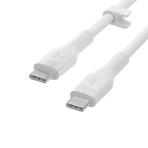 BOOST CHARGE™  USB-C to USB-C 2.0_silicone, 3M, White