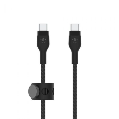 BOOST CHARGE™  USB-C to USB-C 2.0_Braided silicone, 2M, Black