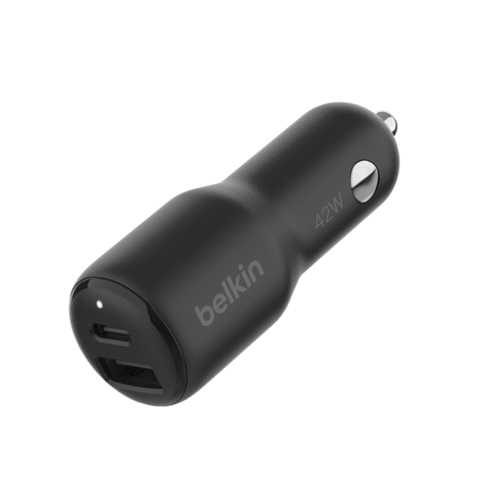 42W PD/PPS Dual Standalone Car Charger (30W USB-C & 12W USB-A)
