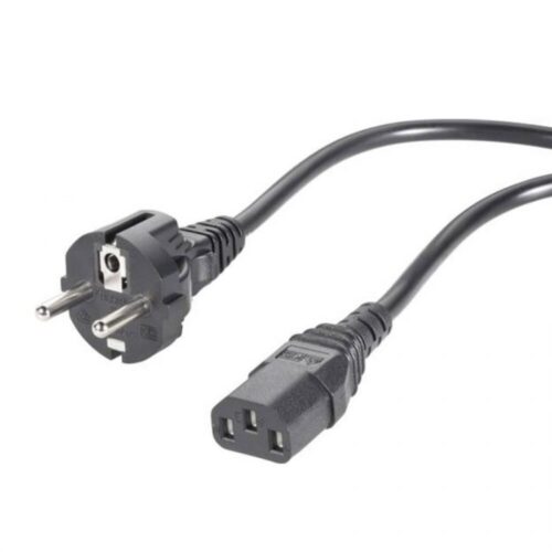 EUROPEAN MAINS LEAD CABLE, IEC F/EURO STYLE M; 1.8M