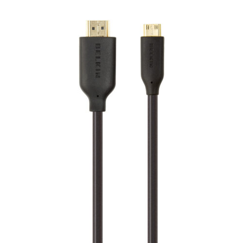 CABLE, HDMI/HDMI-MINI, M/M, 1M, HIGHSPEED, BLACK, GOLD