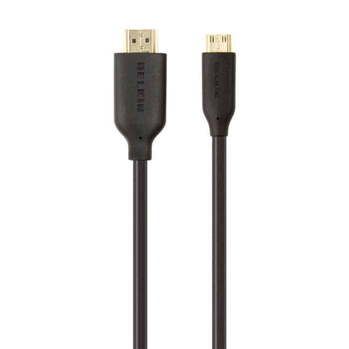 CABLE, HDMI/HDMI-MINI, M/M, 1M, HIGHSPEED, BLACK, GOLD