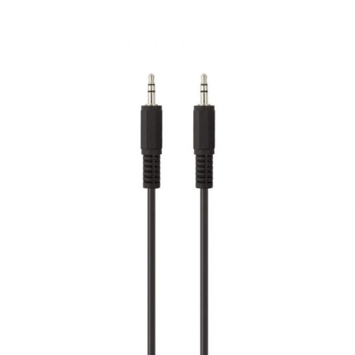 CABLE, AUDIO, 3.5mm, M/M, 1M, PORTABLE, BLACK, NICKEL