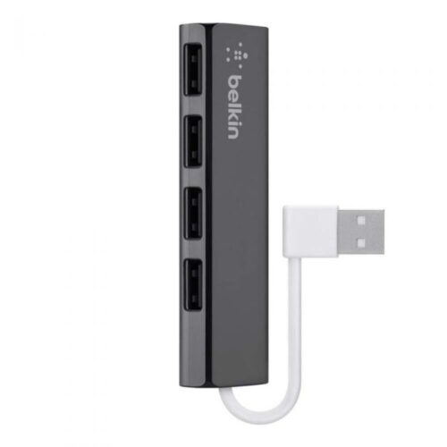 4-PORT TRAVEL USB 2.0 HUB, ULTRA-SLIM SERIES