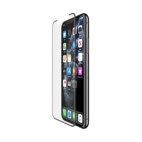 TemperedCurve Black Edge to Edge ,with easy installation tray, iPhone 11 PRO