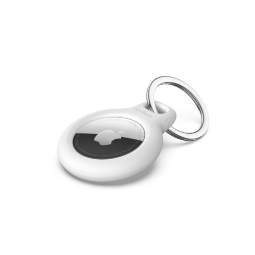 Secure Holder with Keyring – White