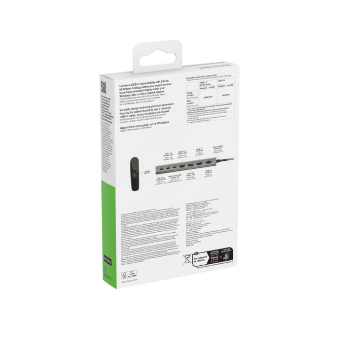 USB-C 8-IN-1 DUAL DISPLAY HUB - Image 2