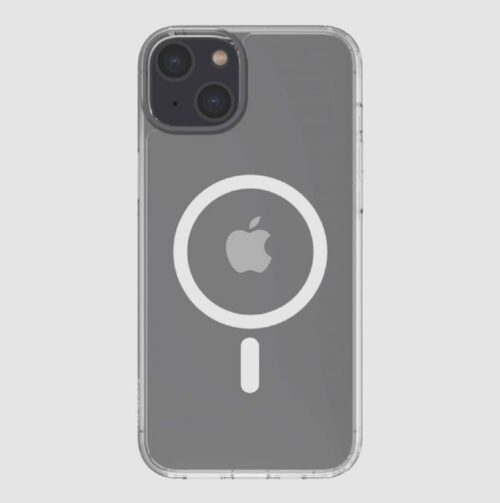 SheerForce Magnetic Anti-Microbial Protective Case for iPhone 14 Plus - clear