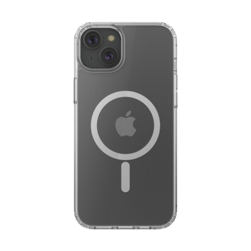 SheerForce Magnetic Anti-Microbial Protective Case for iPhone 15 Plus - clear
