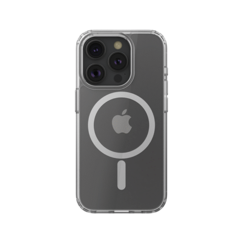SheerForce Magnetic Anti-Microbial Protective Case for iPhone 15 Pro - clear
