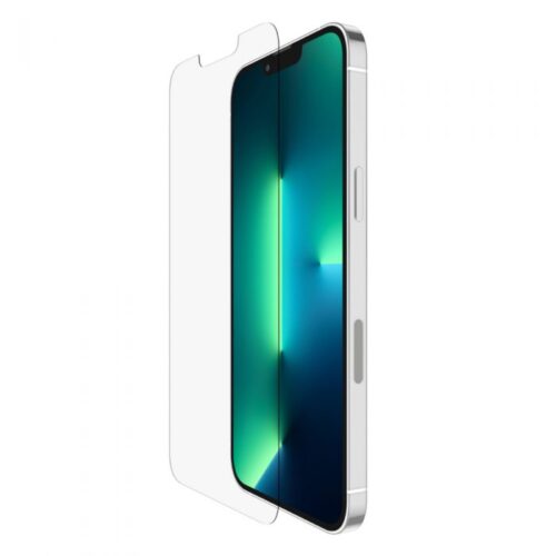 ScreenForce TemperedGlass Anti-Microbial Screen Protection for iPhone 13/13 Pro, EZ tray