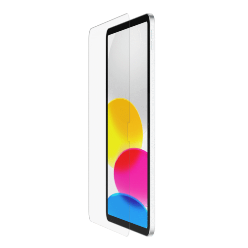 ScreenForce Tempered Glass Screen Protection for iPad 10th Gen (2022) with easy tray