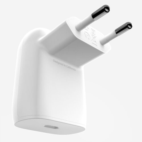 30W USB-C PD/PPS Home Charger with 1M PVC, USB-C to LTG CABLE, White