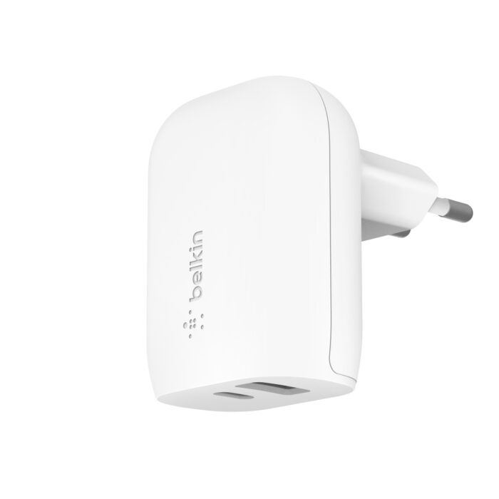 32W PD Dual Standalone Home Charger (20W USB-C & 12W USB-A) - Image 2