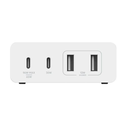 108W USB-C CHARGER, GAN 4-PORT WHT 2M CORD