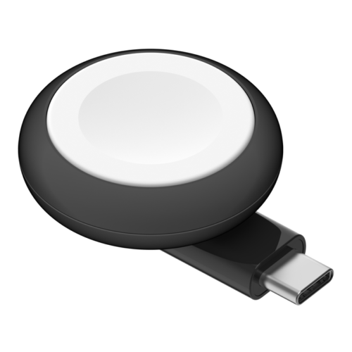 BoostCharge Standalone Portable USB-C® Apple Watch Charger, Black